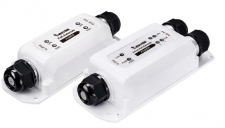 Vivotek Extensor de PoE AP-FXC-0160, 10,100 Mbit/s, 55V, 2x RJ-45 