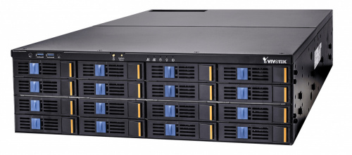 Vivotek DVR de 64 Canales NR9682 para 16 Discos Duros, máx. 10TB, 3U, 2x USB 2.0, 2x RJ-45 