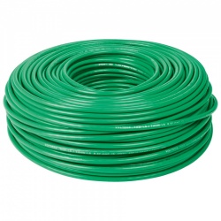 Volteck Cable de Cobre 46062, 8 AWG, 100 Metros, Verde 