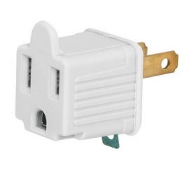 Volteck Multicontacto de Pared, 1 Contacto, 127V, 2 Piezas, Blanco 