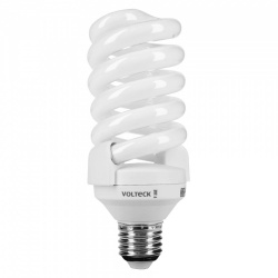 Volteck Foco F-28E, Luz Fría, Base E26/E27, 28W, 1680 Lúmenes, Blanco, Ahorro del 74% vs Foco Tradicional 110W 