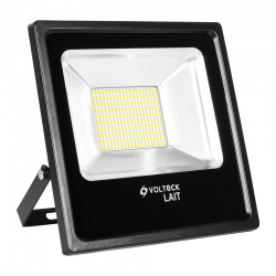 Volteck Reflector Delgado LED 49895, 100W, Negro 