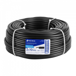 Volteck Bobina de Cable Eléctrico, 10 AWG, 100 Metros 