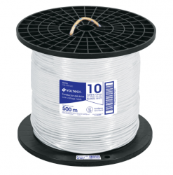 Volteck Bobina de Cable Eléctrico, 10 AWG, 500 Metros 