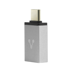 Vorago Adaptador USB-C Macho - USB 3.0 Hembra, Gris ― ¡Compra más de $500 en productos de la marca y participa por una Laptop ALPHA PLUS! 