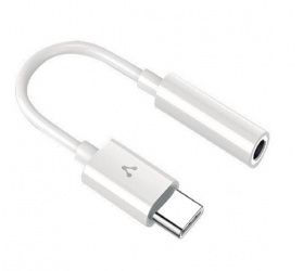Adaptador USB tipo C a Jack 3,5 mm hembra - Blanco