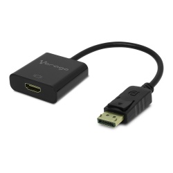 Vorago Adaptador DisplayPort Macho - HDMI Hembra, Negro 