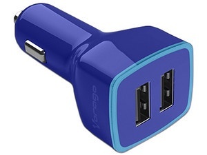 Vorago Cargador de Auto AU-103, 5V, 2x USB 2.0, Azul 