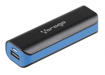 Cargador Portátil Vorago PowerBank AU-107, 2600mAh, USB, Azul/Negro 