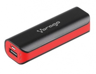 Cargador Portátil Vorago PowerBank AU-107, 2600mAh, USB, Rojo/Negro 