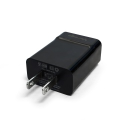 Cargador de Pared Vorago, 5V, USB, Negro 