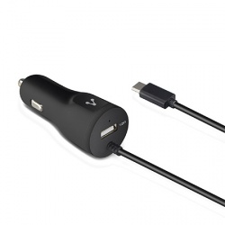Vorago Cargador para Auto AU-303, 5V, 1x USB 2.0, Negro 