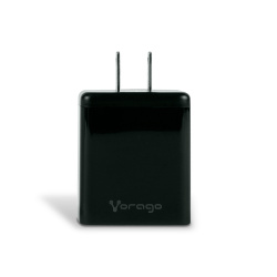 Vorago Cargador de Pared AU-350, 20W, 1x USB-A/1x USB-C, Negro ― ¡Compra más de $500 en productos de la marca y participa por una Laptop ALPHA PLUS! 