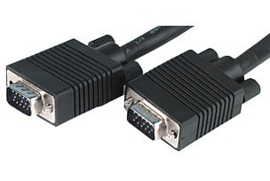 Vorago Cable VGA (D-Sub) Macho - VGA (D-Sub) Macho, 2 Metros, Negro 