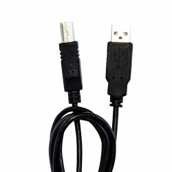 Vorago Cable USB 2.0 A Macho - USB 2.0 B Macho, 1.5 Metros, Negro 