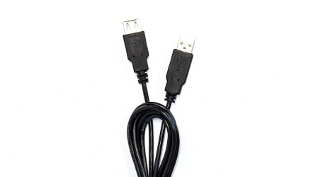 Vorago Cable USB 2.0 A Macho - USB 2.0 A Hembra, 1.5 Metros, Negro 