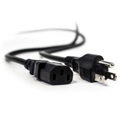 Vorago Cable de Poder CAB-122, 1.5 Metros, Negro 