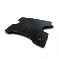 Vorago Base Enfriadora Cooler Pad 102 para Laptops hasta 15'', con 1 Ventilador, Negro 