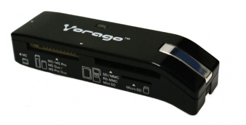 Vorago Lector de Tarjetas CR-400, 15 en 1, USB 2.0, Negro 