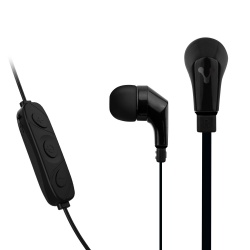 Vorago Audífonos Intrauriculares con Micrófono 103, Inalámbrico, Bluetooth, Negro 