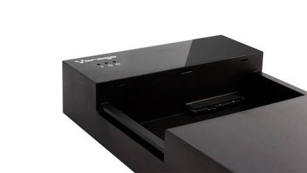 Vorago Gabinete de Disco Duro, 2.5/3.5'', SATA, USB 2.0, Negro ― ¡Compra más de $500 en productos de la marca y participa por una Laptop ALPHA PLUS! 