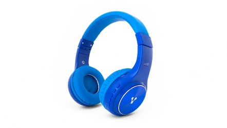 Vorago Audífonos con Micrófono HPB-300, Bluetooth, Inalámbrico, Azul 