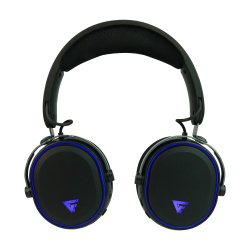 Game Factor Audífonos Gamer HSB600 7.1, Inalámbrico, Bluetooth/3.5mm, Negro 