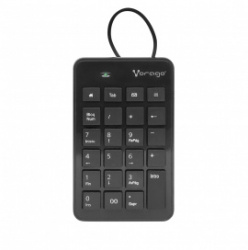 Vorago Teclado Númerico KB-106, Alámbrico, USB, Negro 