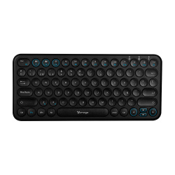 ﻿Teclado Vorago KBW-400, Inalámbrico, USB, Negro (Español) 