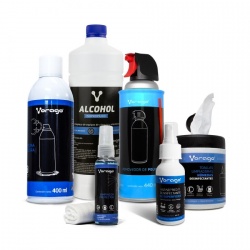 Vorago Kit de Limpieza KIT6-CLN, incluye Aire Comprimido 440ml/ Espuma 440ml / Alcohol Isopropílico / Toallas Desinfectantes / Antiséptico / Franela 