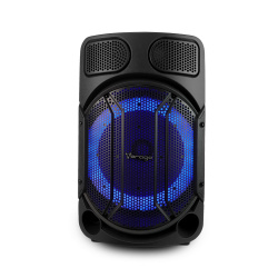 Vorago Bafle con Karaoke KSP-502, Bluetooth, Alámbrico/Inalámbrico, 80W RMS, USB 2.0, Negro - incluye Micrófono 