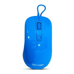 Mouse Ergonómico Vorago Óptico MO-102, Alámbrico, USB, 1600DPI, Azul ― ¡Compra más de $500 en productos de la marca y participa por una Laptop ALPHA PLUS! 