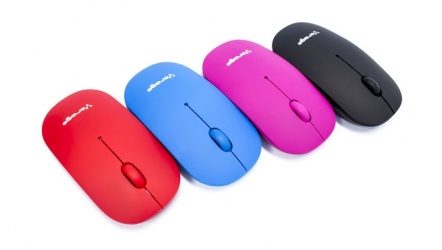 Mouse Vorago Óptico MO-205R, Inalámbrico, USB, 1000DPI, Rojo 