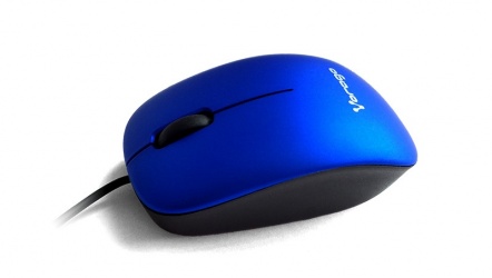 Mouse Vorago Óptico MO-206, Alámbrico, USB, 2400DPI, Azul 