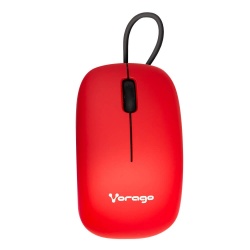 Mouse Vorago Óptico MO-206, Alámbrico, USB, 2400DPI, Rojo 