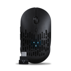 Mouse Vorago Óptico MO-208, Inalámbrico, RF, Bluetooth, 2400DPI, Negro ― ¡Compra más de $500 en productos de la marca y participa por una Laptop ALPHA PLUS! 