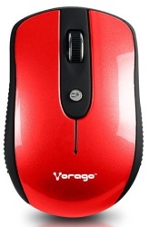 Mouse Vorago Óptico MO-301R, Inalámbrico, 1600DPI, USB, Rojo 