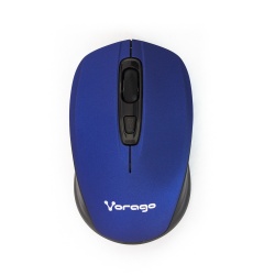 Mouse Vorago Óptico MO-305, Inalámbrico, USB, 2400DPI, Azul 