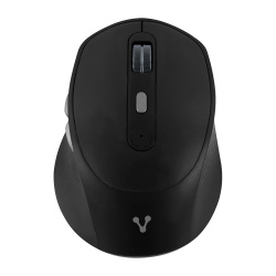 Mouse VORAGO Óptico MO-450, Inalámbrico, USB, 1600 DPI, Negro 