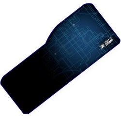 Mousepad Gamer Vorago MPG-300, 34.5 x 79.5cm, Grosor 5mm, Negro/Azul 