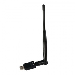 Vorago Adaptador de Red USB NW-302, Inalámbrico, 300 Mbit/s, 2.4GHz, Antena Fija de 5dBi 