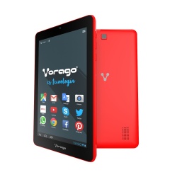Tablet Vorago PAD 7 V2 7'', 1GB, 800x480 Pixeles, Android 4.4, WLAN, Rojo 
