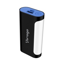 Cargador Portátil Vorago PB-300, 6000mAh, USB, Negro/Azul 