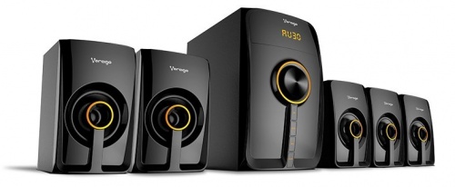 Vorago Kit de Bocinas SPB-500, Bluetooth, 5.1, 50W RMS, Negro 