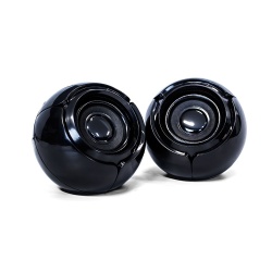 Vorago Bocinas Portátiles SPK-105, Alámbrico, 2.0, 6W RMS, Negro/Azul 