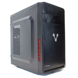 Gabinete Vorago VOLT 3.0, Midi-Tower, Micro-ATX/Mini-ATX, USB 2.0, sin Fuente, Negro 