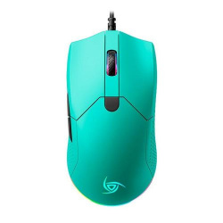 Mouse Gamer VSG Óptico Aurora, Alámbrico, USB-A, 7200DPI, Turquesa 