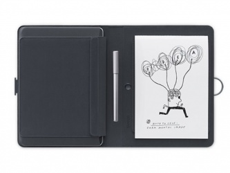 Wacom Bamboo Spark con Funda para iPad Air 2 o Tabletas 9.7'', Bluetooth, Gris 