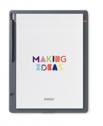 Tableta Gráfica Wacom Bamboo Slate CDS-810S, Alámbrico/Inalámbrico, Gris/Naranja 