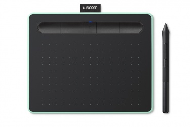 Wacom Tableta Gráfica Intuos S, 152 x 95mm, Inalámbrico/Alámbrico, Bluetooth, USB, Negro/Verde 